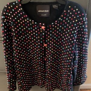 Vintage hearts Michael Simon Sweater